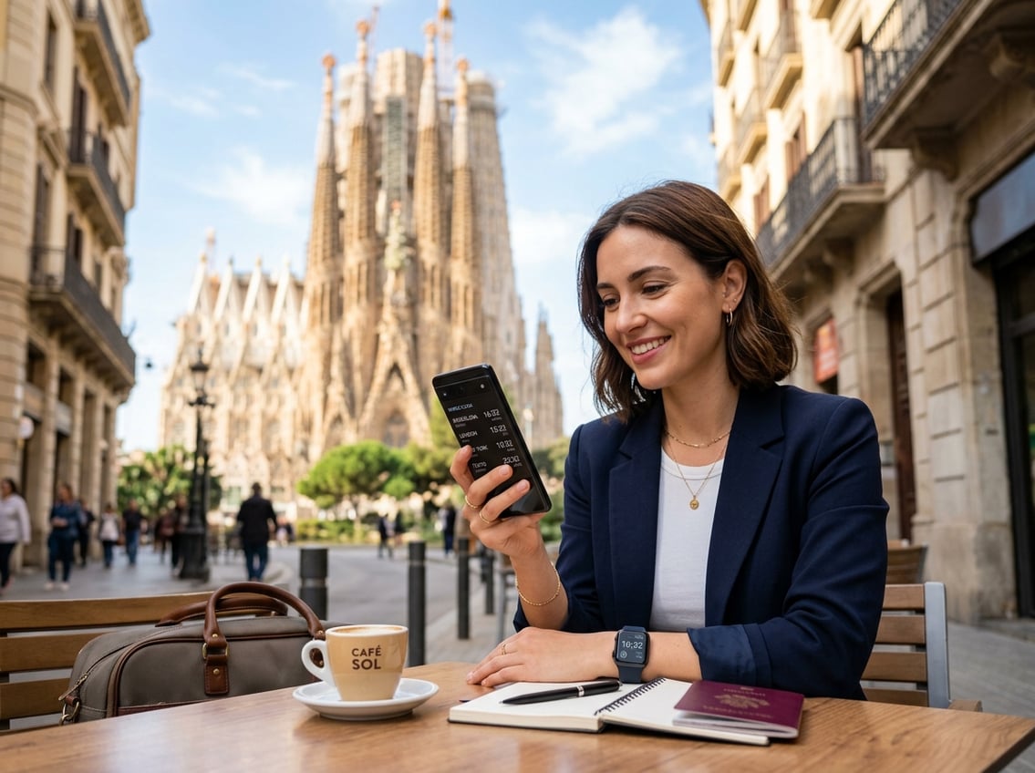 Sådan holder du styr på aktuel tid i hele verden også når du rejser til Spanien